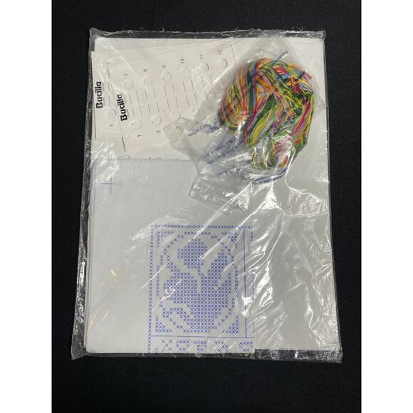 Embellished Counted Cross Stitch, Golden Labrador Retriever Puppies. - Picture 8 of 9